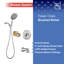 Robinet de baignoire et de douche avec valve brute-61489926