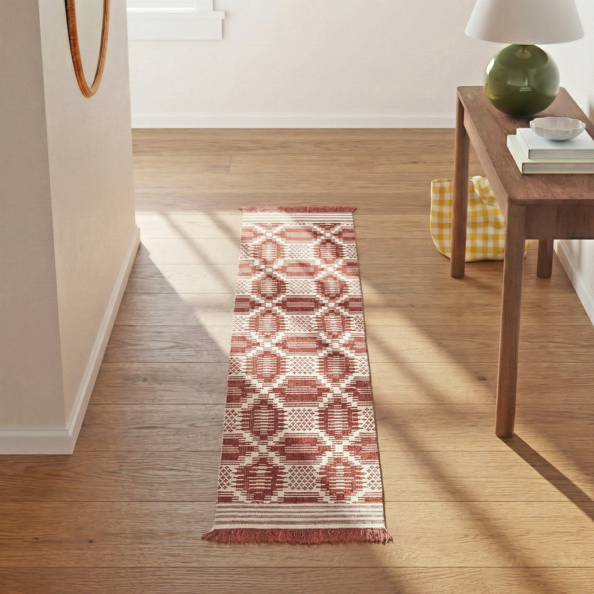 Handmade Rug, Runner 2' x 8'