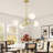 4 - Light Dimmable Sputnik Chandelier