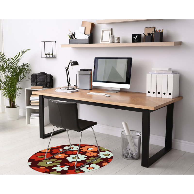 Kathrin Hard Floor Straight Round Chair Mat