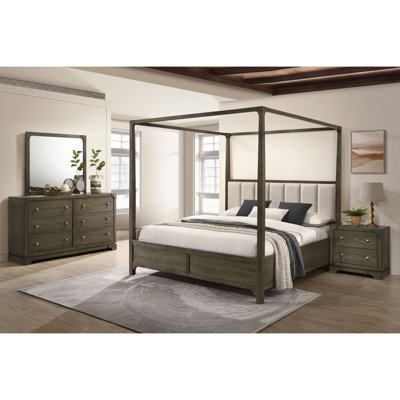 Harbington Dark Cocoa 4-piece Queen Bedroom Set