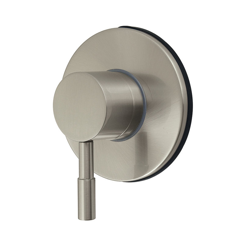 Kingston Brass Concord Single-Handle Wall Mount Six-Way Diverter Valve with Trim Kit, Brushed Nickel