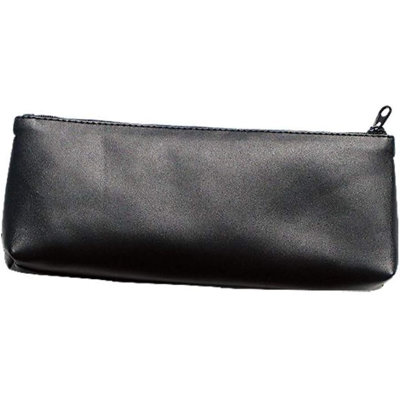 Rectangular Zipper Pouch, Leather