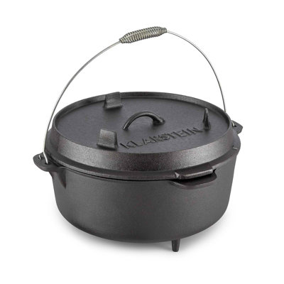 Klarstein 11.4L Cast Iron Round Dutch Oven