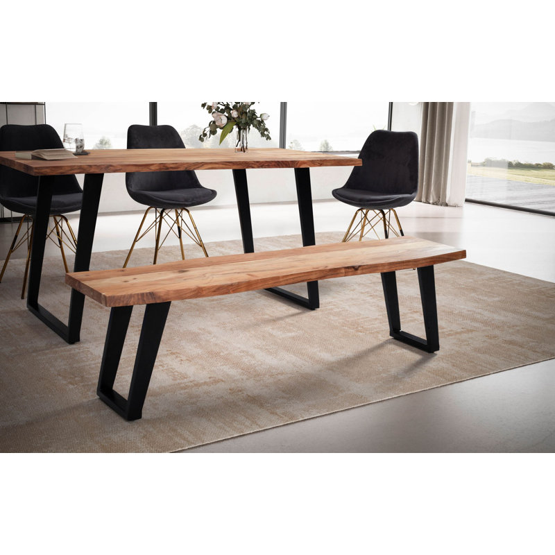 Grawn Wood Bench, 45cm H x 180cm W x 40cm D