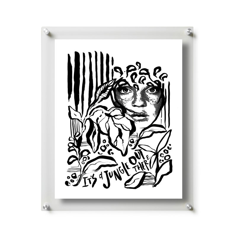 It's a Jungle Out There by Maggie Macdonald, Framed Print without Mat, 19" H x 23" W