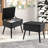 Frauhiger Velvet Ottoman
