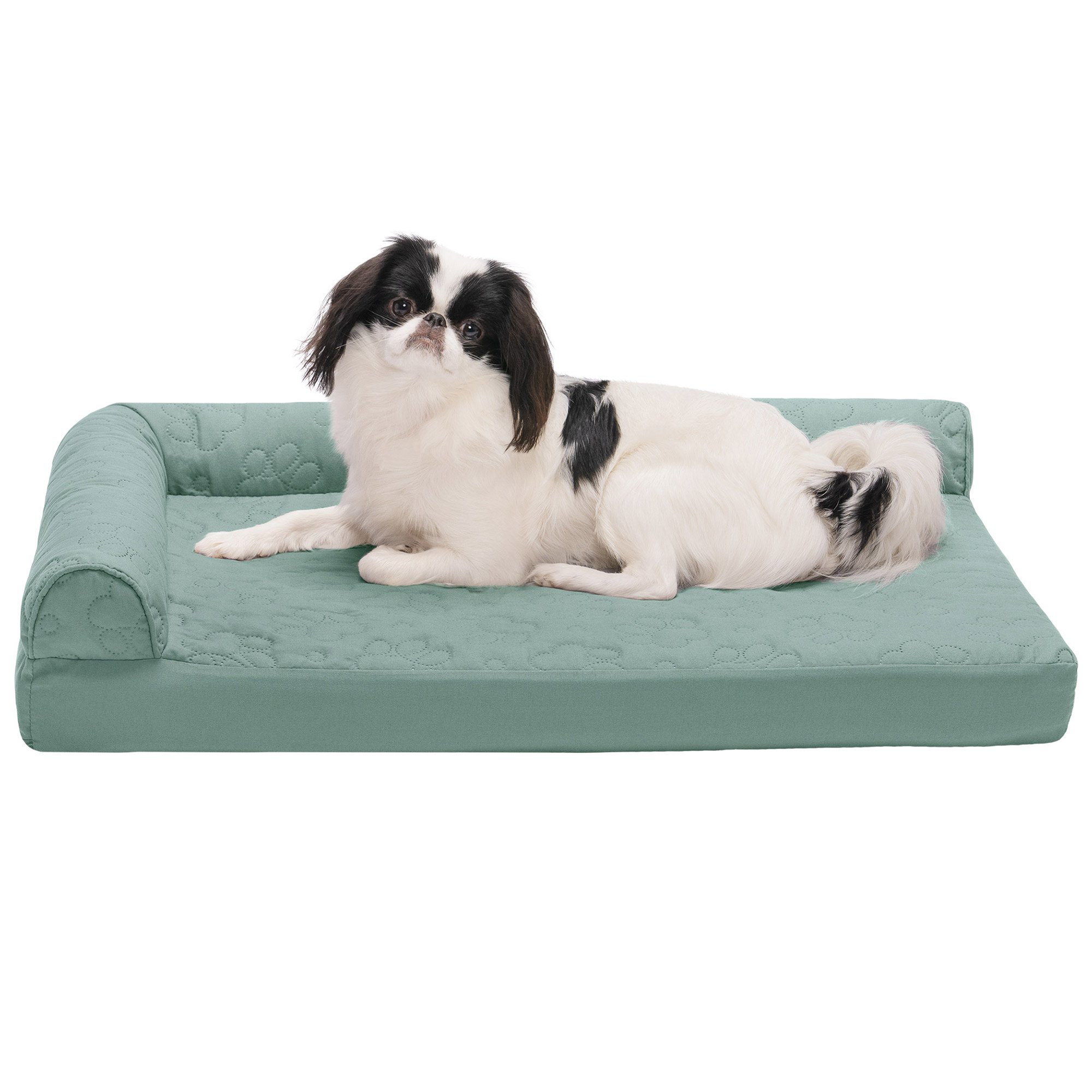 Top paw orthopedic shop fashion bolster bed