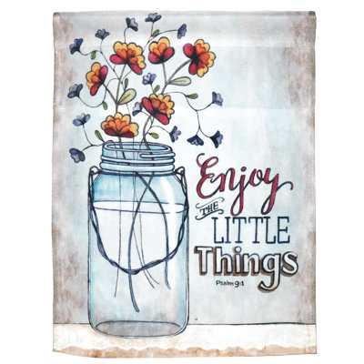 Drapeau de jardin en polyester 18 po x 13 po Licoler