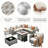 Ensemble de conversation modulaire avec coussins 9 pièces Baili-94284190-95994324