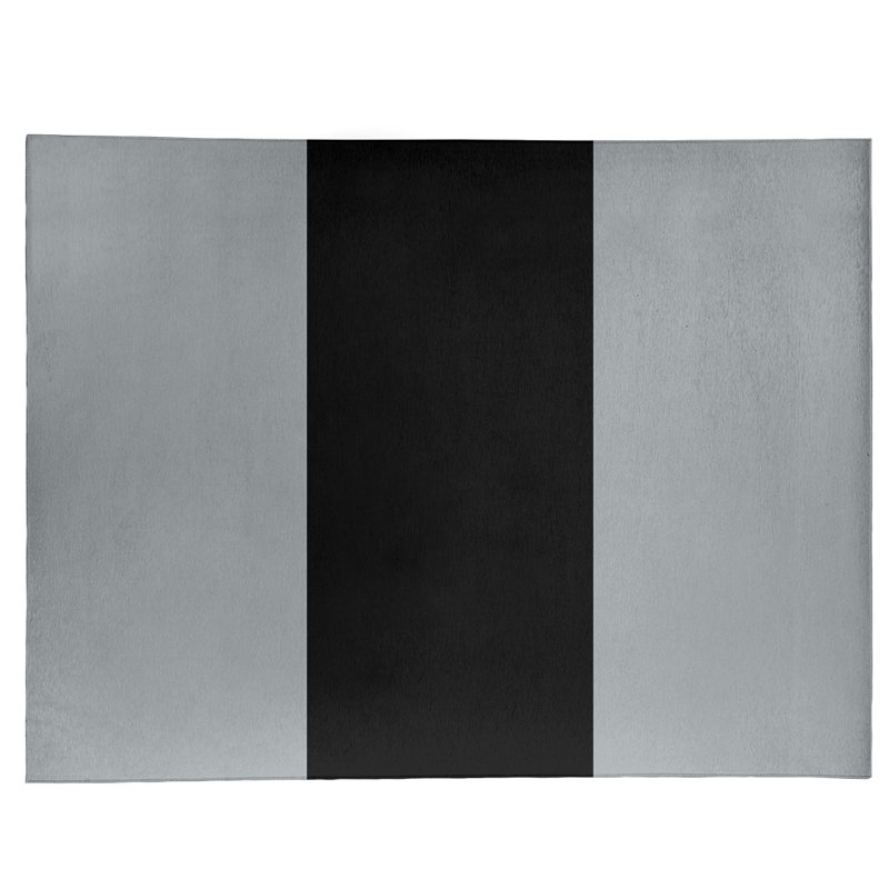 Tapis de zone en polyester à rayures football, Rectangle 8 pi x 10 pi