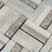 Artisana 12x12 in. Silver White Polished, Textured, Foiled Stone Block Basketweave Mosaic Wall and Floor Tile (4.83 sq ft/case, 5-Pack)