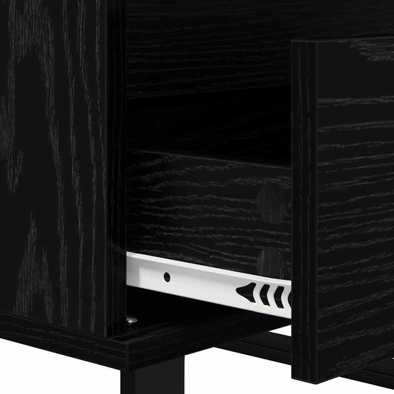 Sideboard Accent Chest, Black Oak