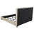 Copper Oatmeal Upholstered Eastern King Panel Bed