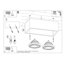 Riner Solid Wood Flush Mount