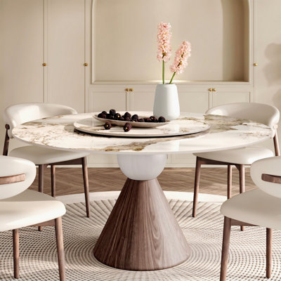 Modern Dining Table Lazy Susan