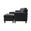 Canapé modulaire modulaire 101 po avec 2 repose-pieds, canapé moderne en U à 4 places pour salon, chambre à coucher-218020368