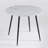 5-Piece Modern Dining Set For 4 - 35.4" Round Marble Dining Table With Marble Wood Top And Metal Legs, Includes 4 Velvet Upholstered Side Chairs - Ideal For Dining Room, Kitchen, And Living Room-4449438