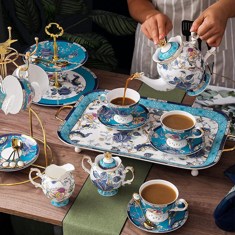 Porcelain tea set