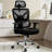 Comfy Breathable Ergonomic Task Chair with Headrest-1261404757-1335067290