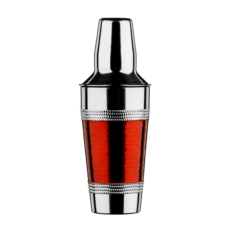 Maspeth Stainless Steel Ashtray, Red / Stainless steel