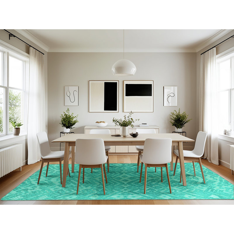 Mackena Performance Chevron Indoor Rug, Rectangle 7' x 10'