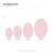Pink Tiger Hide Shaped Washable Area Rug-1206036676