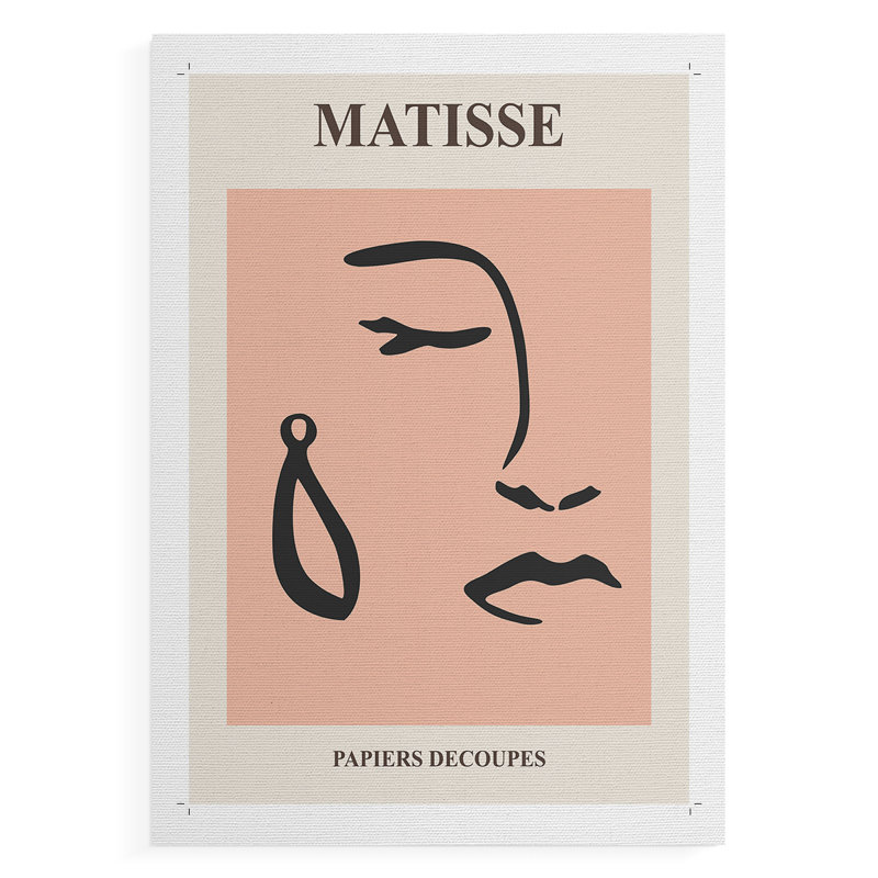 Matisse Cxxxviii, reproduction encadrée - reproduction de toile seulement - non encadrée, H 27 po x l 18 po