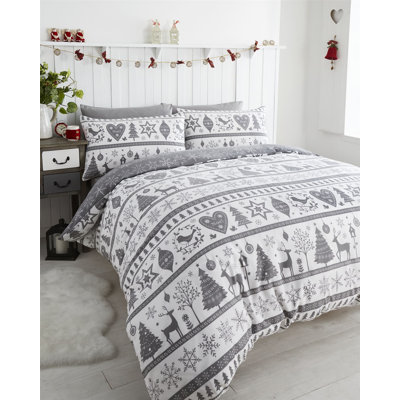 Aaryahi Nordic Scandi Christmas Duvet Cover Set