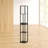 Alesandra 62.5'' Black Column Floor Lamp