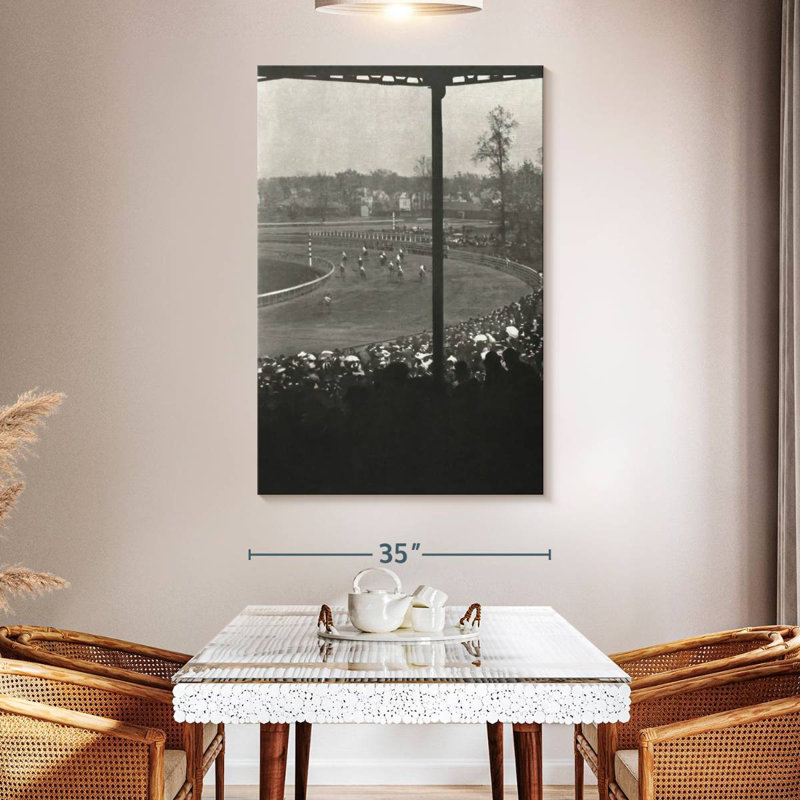 Sirécis qui va au poteau Morris Park 1904, H 51 po x l 34 po