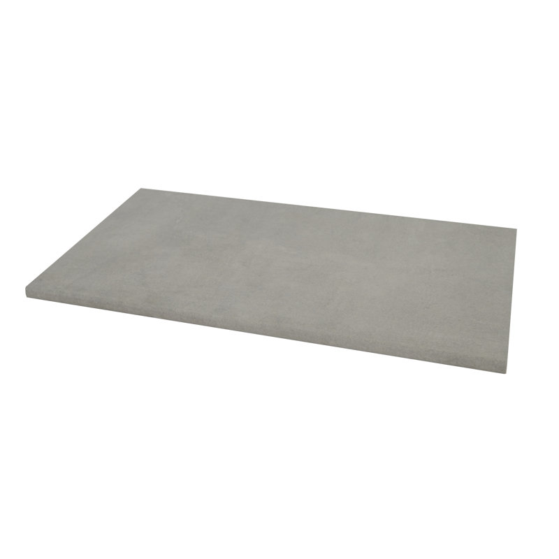 Quarzo 13" x 24" Porcelain Pool Coping, Beton Grey