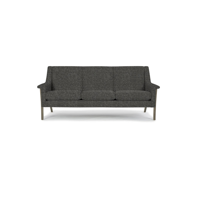 Arlo Sofa, Driftwood, Stone Polyester Blend