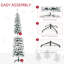 Grand arbre de Noël artificiel enneigé-656248086