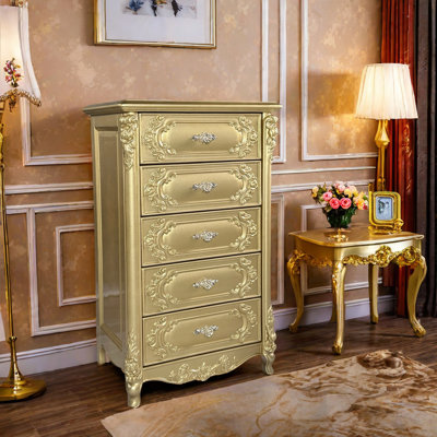 Commode d'appoint European Champagne