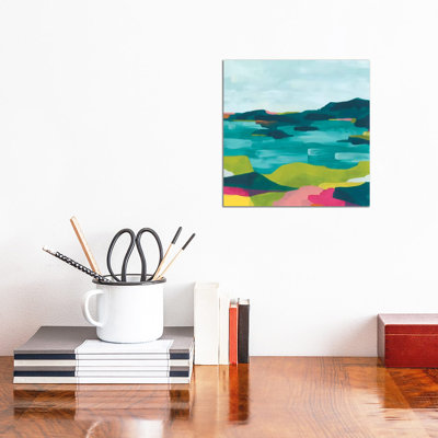 Kaleidoscope Coast I - reproduction d'art sur toile tendue
