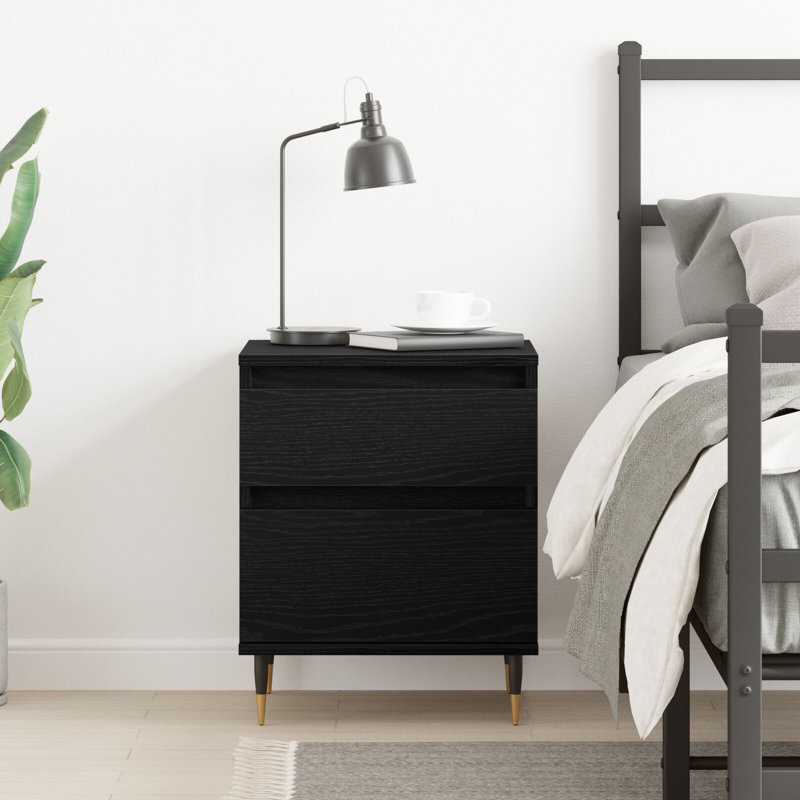 40cm W Manufactured Wood Bedside Table