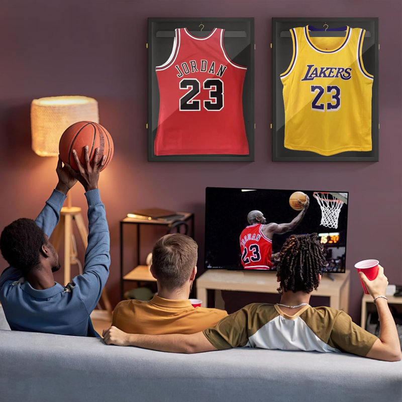 Cadre de présentation en jersey avec cadre encadré et boîte à souvenirs, 2 pack