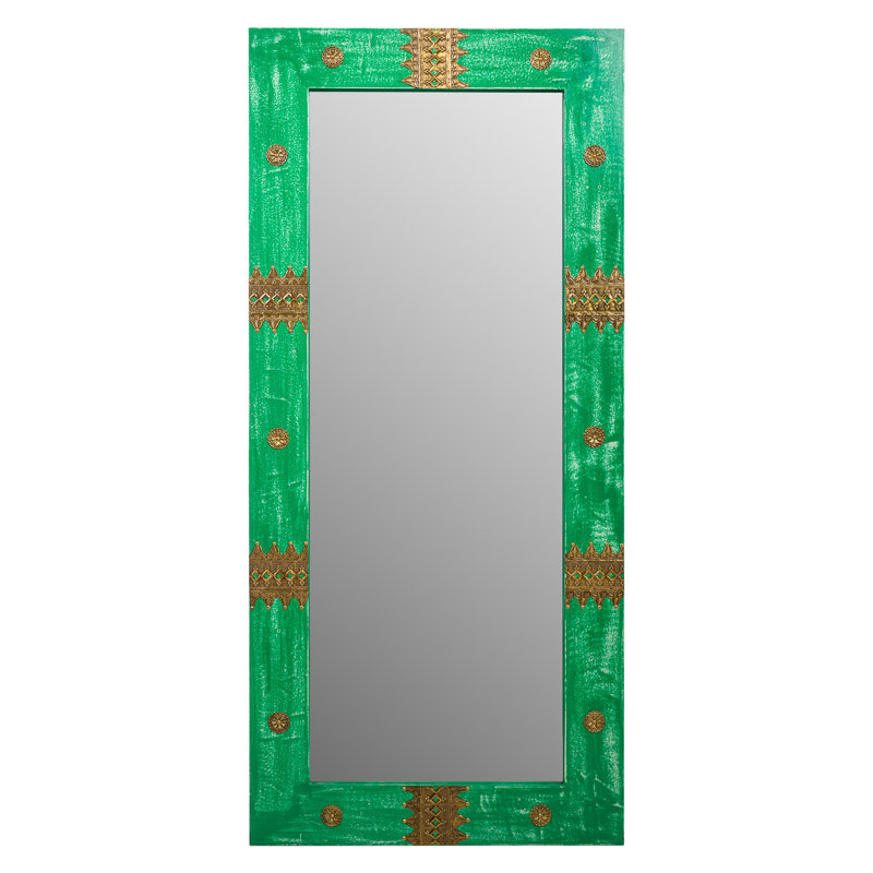 Wesleyville Wood Flat Wall Mirror