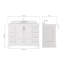 Ensemble de meuble-lavabo simple 48,25 po avec plateau en quartz Abshire-94668871-138338158