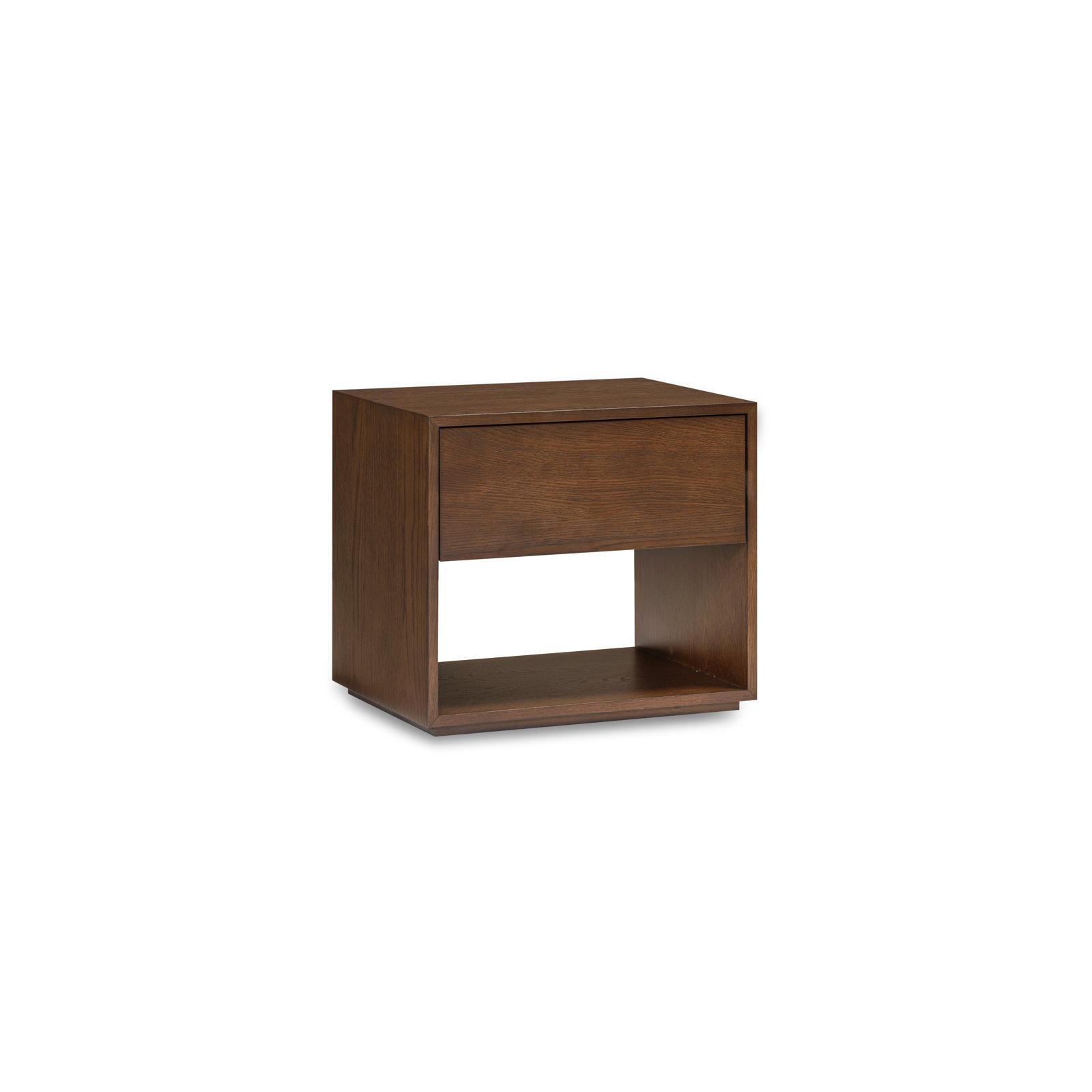 Nordic 1-Drawer Nightstand, Brown