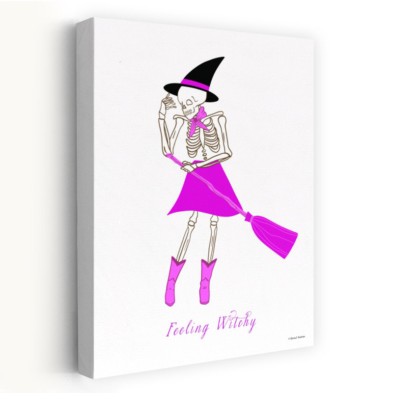 Feeling Witchy by Rachel Nieman - Wrapped Canvas Print, 60.96 cm H x 40.64 cm W