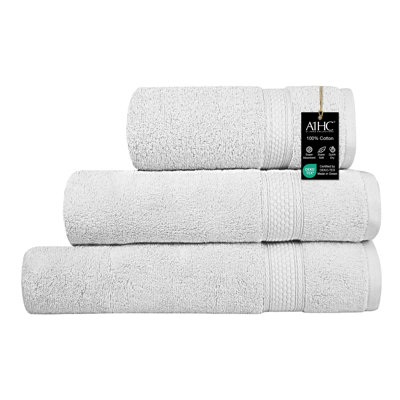 Ensemble de serviettes de bain multi-tailles de qualité supérieure Shaik - Alha