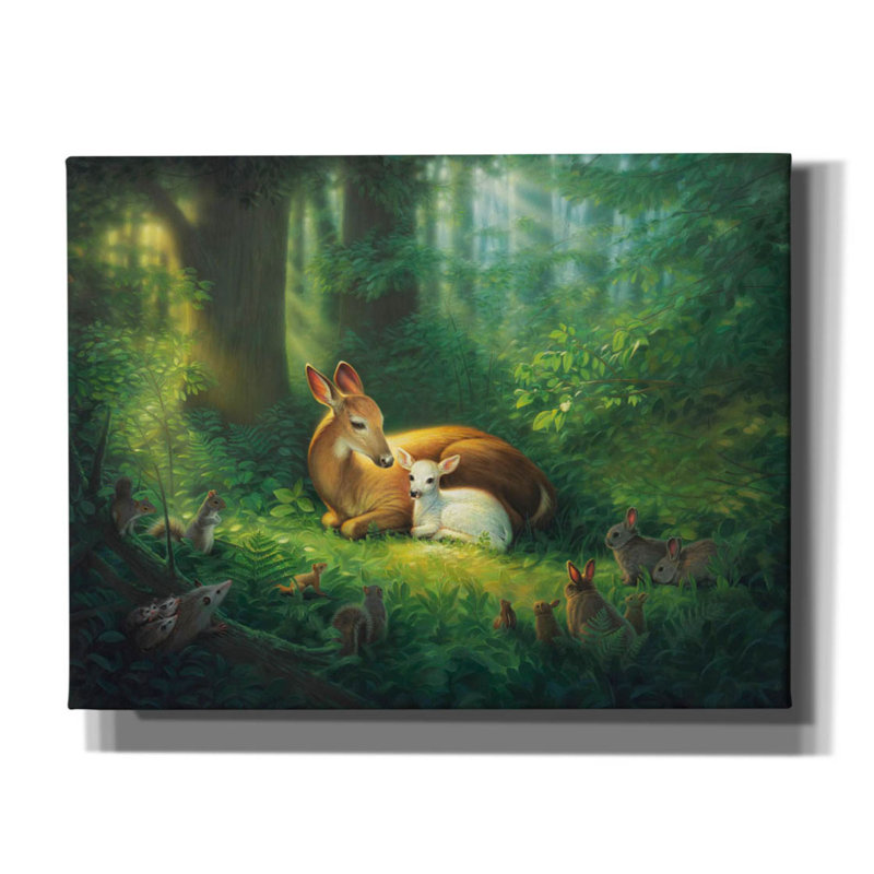 «Precious On Canvas» par Kirk Reinert, reproduction, H 26 po x l 34 po x P 1,5 po