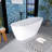 59.1'' x 28.7'' Freestanding Soaking Acrylic Bathtub
