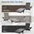 Set of 2 80'' Patio Rattan Chaise Lounge Recliners - Ergonomic Wave Design, Pull-out Side Table & Adjustable Backrest-597532856