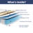 Blue Medium Hybrid Mattress in a Box - Breathable Support & Motion Isolation-844493292-865526199