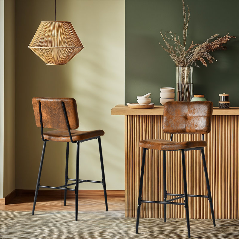 Tabouret de bar 26 po Chelsei, Tabouret de comptoir (siège d'une hauteur de 27,2, Café