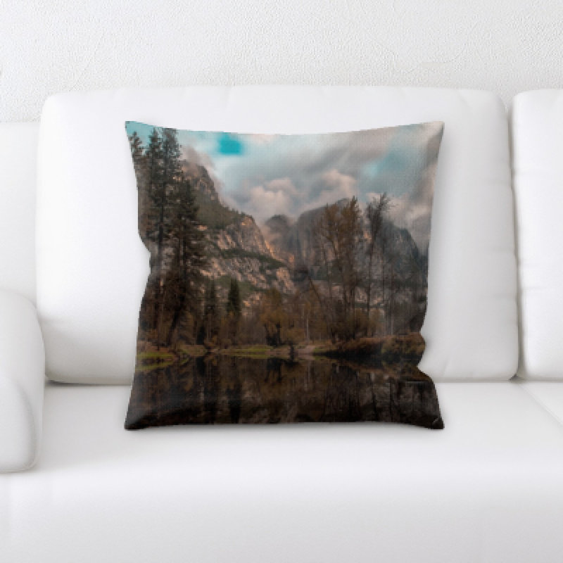 Microsuede Throw Pillow