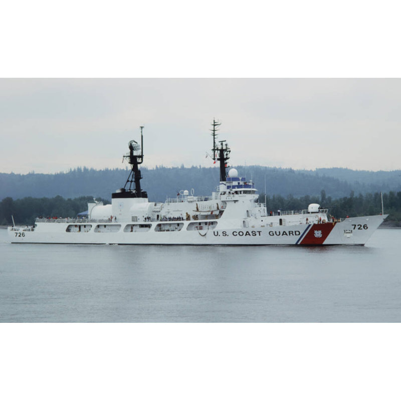 Modèle de navire USCG John Midgett WHEC-726 L, H 10 po x l 30 po x P 5 po
